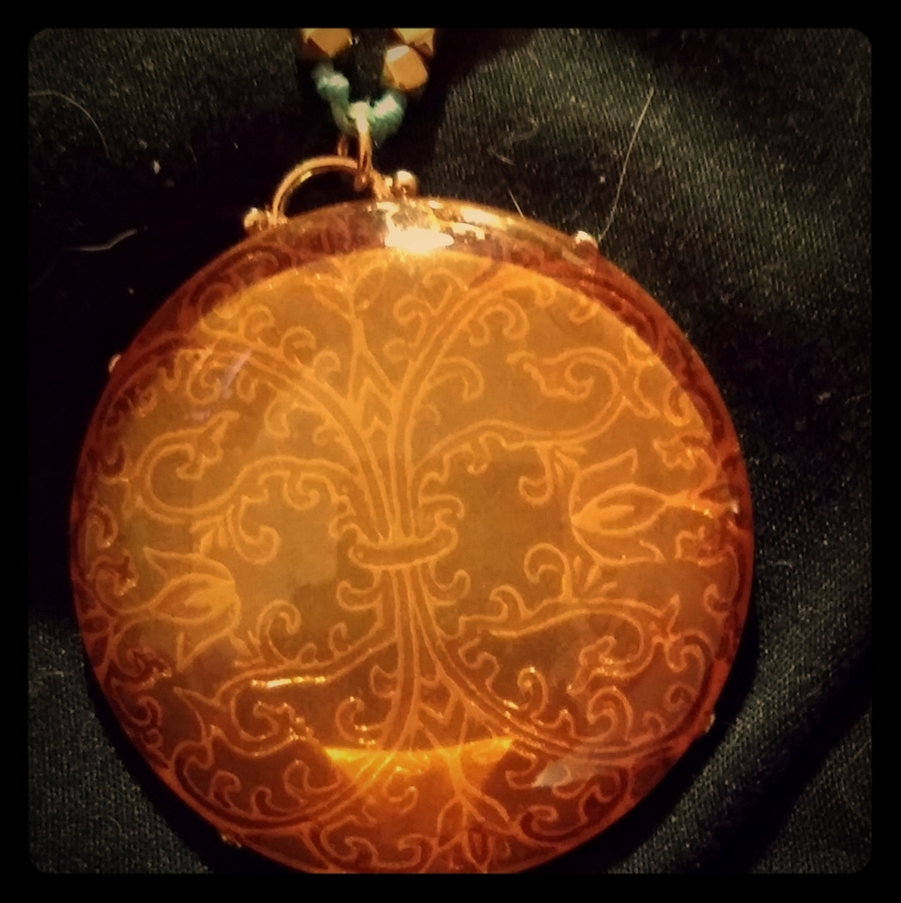 A handmade necklace